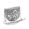 Silver Small Size Metal Bag Coin Purse Ethnic Bridal Kids Bag Party Clutch