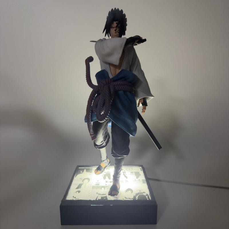 Naruto Shippuden Peripheral Doll Nirvana White Shinobu Sasuke Figure Model Tide Play Ornament Second Dimensional Statue