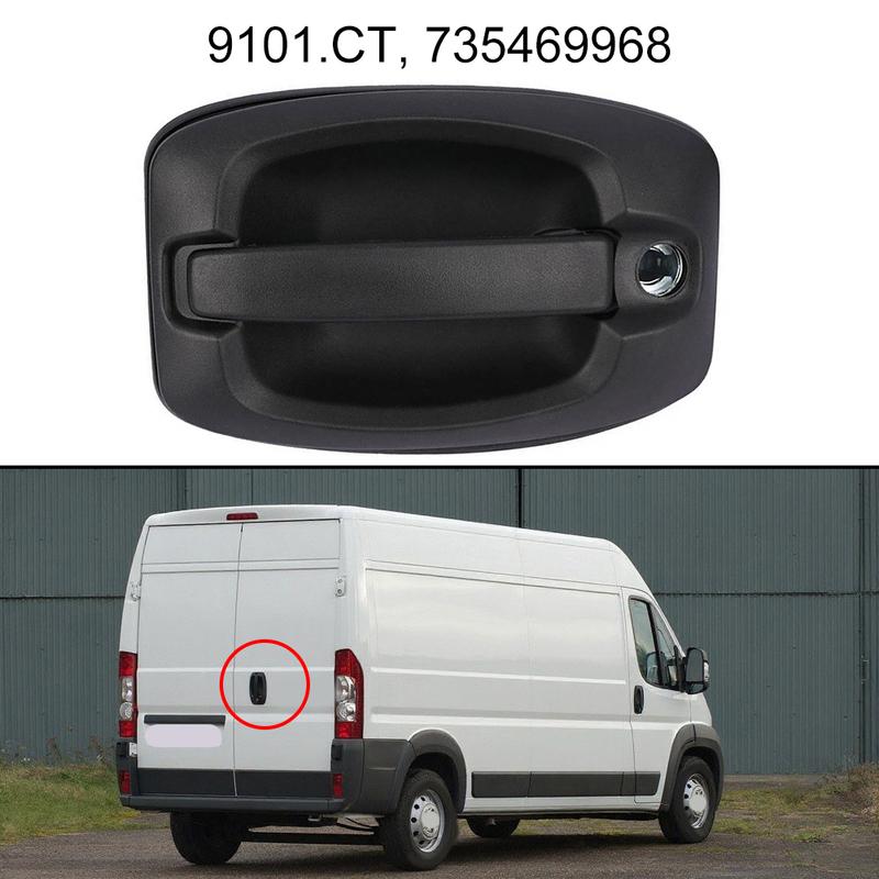 Car Tailgate Handle Rear Door Handle Without Lock For FIAT Ducato For Relay 9101CT 735469968 For FIAT Ducato 2001+