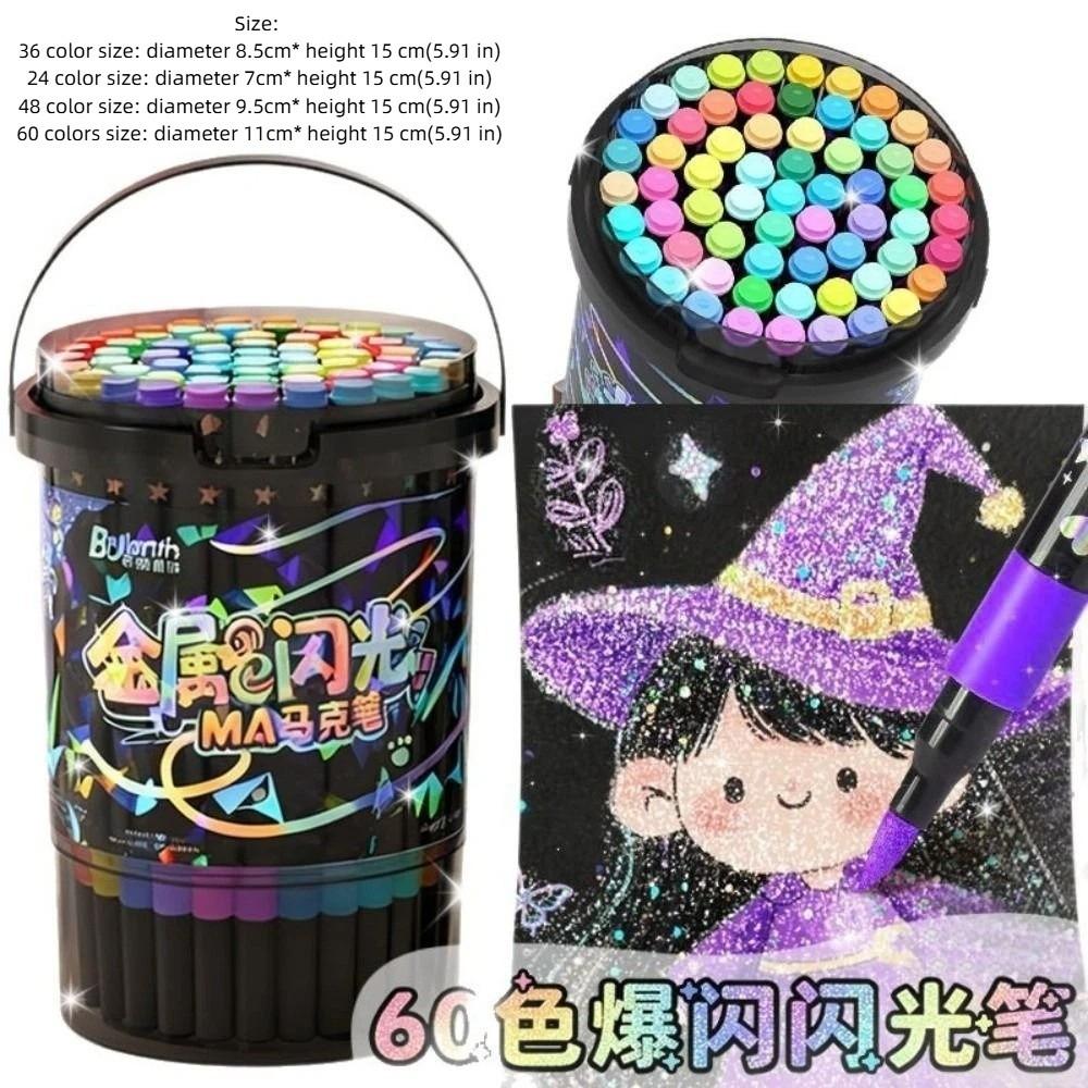 High Coverage Acrylic Marker Soft Head Design Painting Pen New Soft Head Marker  for Students Use