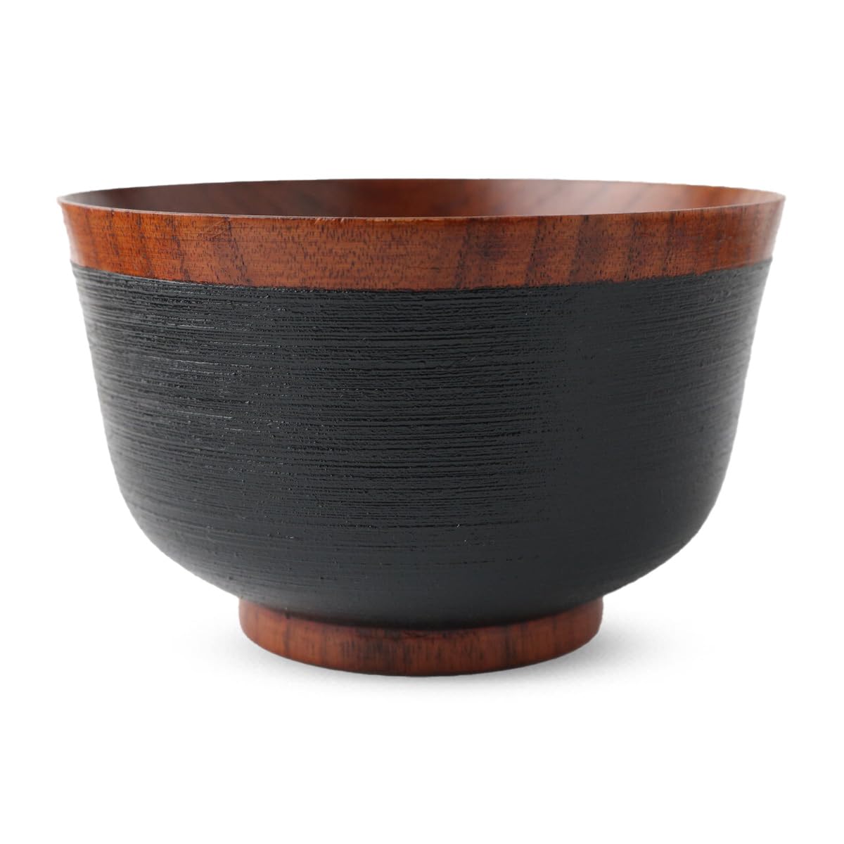 

Wooden Bowl Brushed Large Bowl Black x 8cm J-kitchens 12.8 чёрный