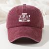 Baseball Cap Stylish Hat Men's Outdoor Baseball Cap Adjustable High Quality Truck Cap Men's and Women's Camping Hiking Fishing Hat