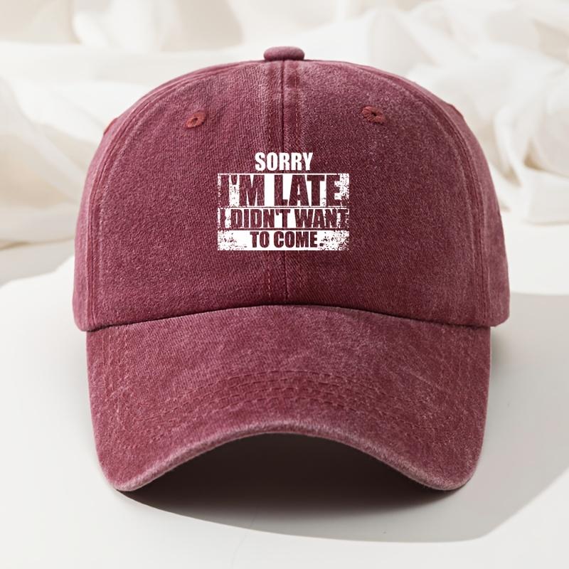 Baseball Cap Stylish Hat Men's Outdoor Baseball Cap Adjustable High Quality Truck Cap Men's and Women's Camping Hiking Fishing Hat