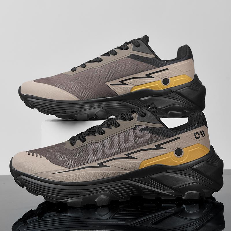 Herren-Laufschuhe, atmungsaktiv, Sport-Sneaker zum Schnüren, bequem, lässig, Wanderschuhe, Sportschuhe für das Training