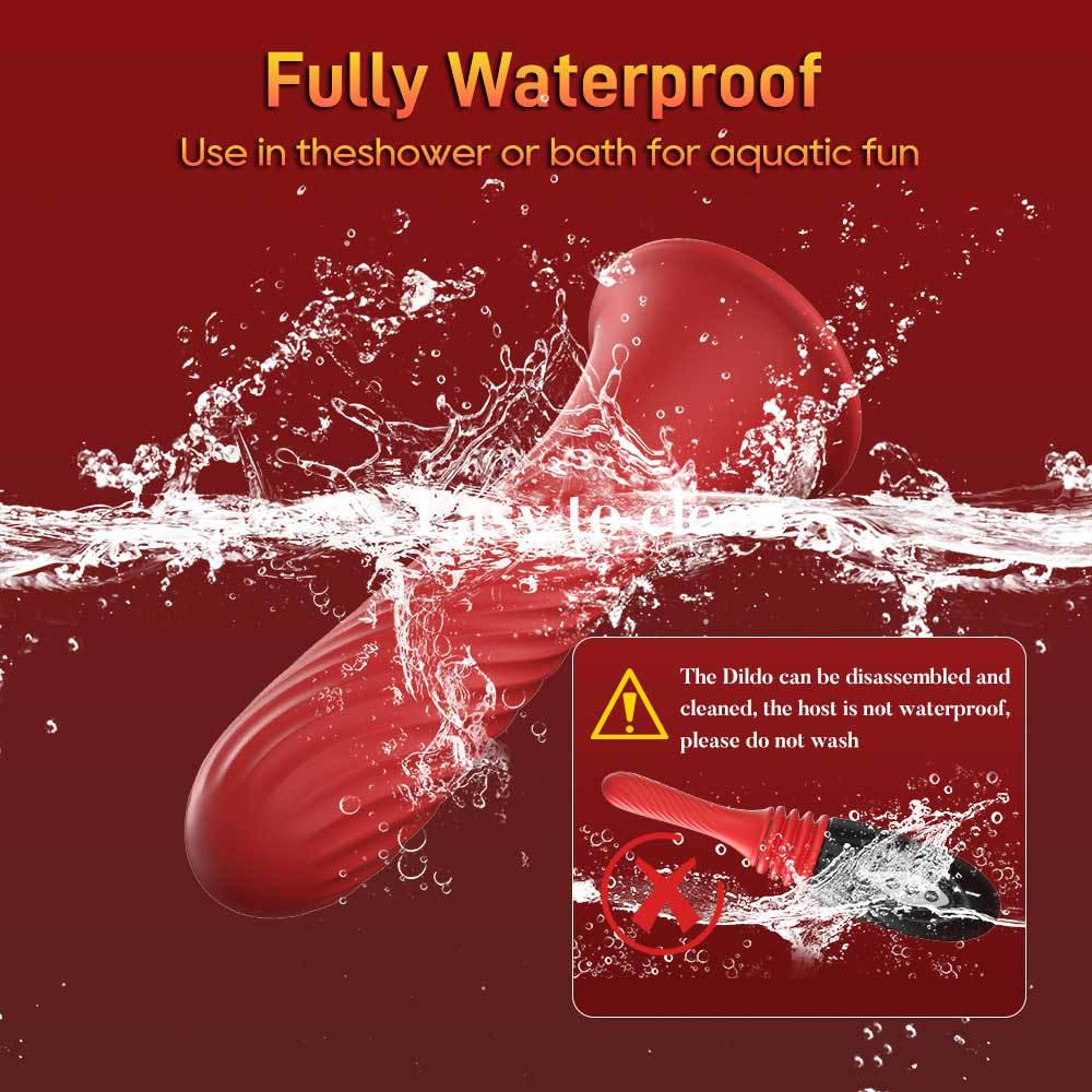 Adult Telescopic Vibration & Heating Masturbation Device with 9 Frequency Settings