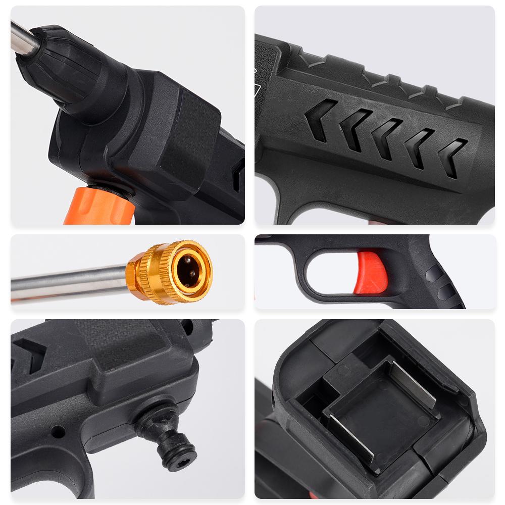 BEJIXIONG 48V 100Bar Wireless High Pressure Car Wash Washer Gun Foam Generator Water Gun Spray Cleaner Car Washing Machine