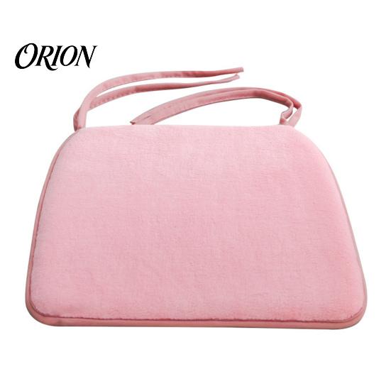 Anti-slip Thickened Buttock Relief Pad Plush Chair Cushion with Ties, Soft Cozy Non-slip Seat Cushion, 15.75" for Hard Seats x Warm Office Dining