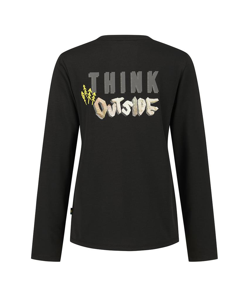 SIERRA DESIGNS W) Think Outside Stone Drylight Long Sleeve Black
