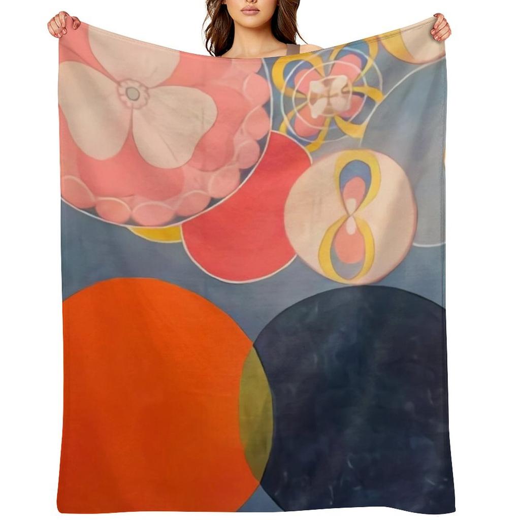 Coperta Hilma af Klint Tessuto Flanella Biancheria da letto mercoledì regali di Natale Coperte