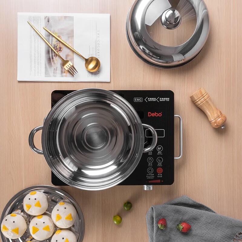 DeBo Berlin Duke 26cm Edelstahl Dampfgarer & Suppentopf