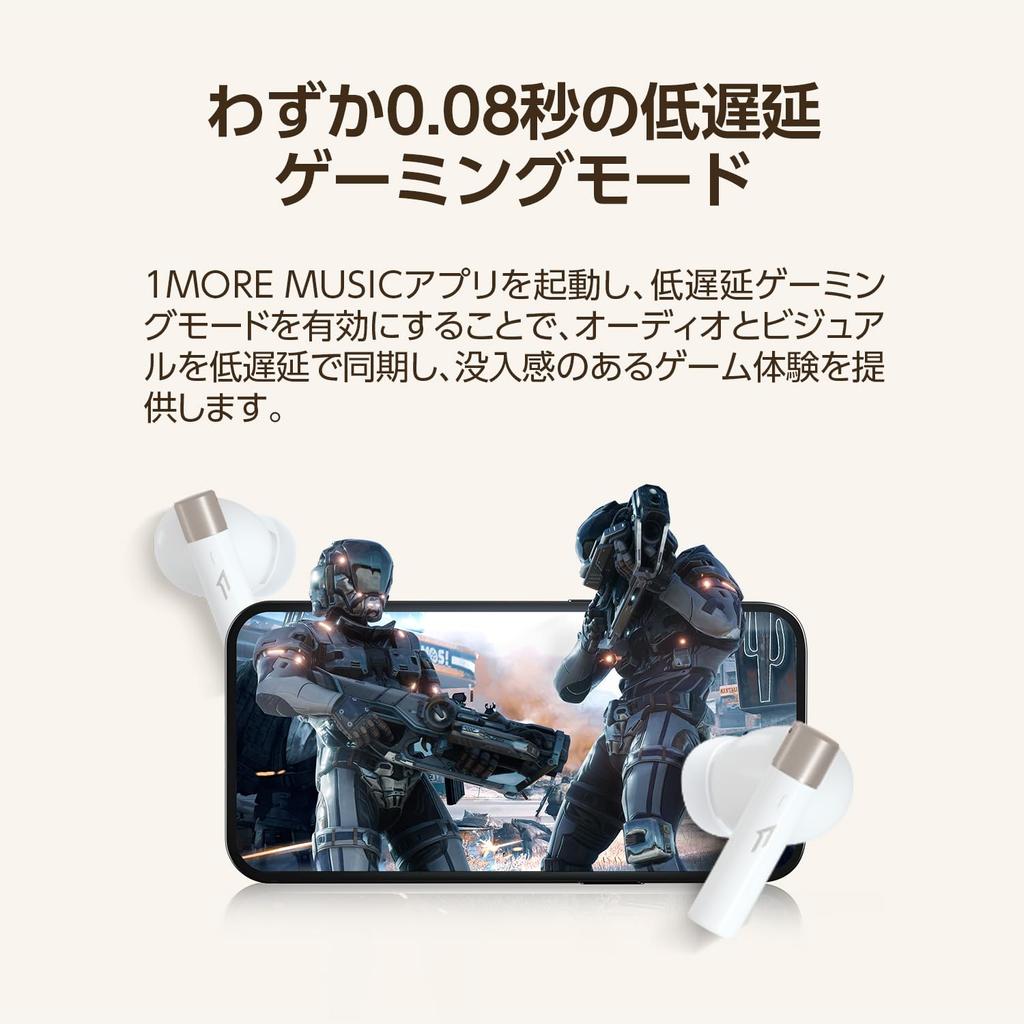 [VGP 2024 Summer Award Winner] 1MORE Q30 Wireless Earbuds with 42dB Noise Cancellation, 30 Hours of Playback, Bluetooth 5.3, 3D Audio, Ambient Sound