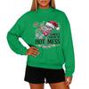 Ladies' Fashionable Casual Round Neck Long Sleeved Christmas Printed Hoodie