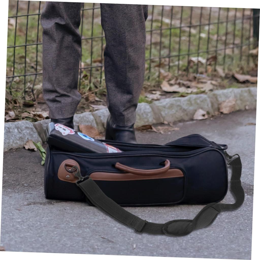 Alasum Shoulder Straps for Instrument Cases, Set of 2, Thickly Padded, Wide, Reduces Strain, Replacement Straps, Adjustable Length, for Violin,