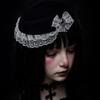 Sweet Lace Billycock Hat Exquisite Heart Crystal Round Hat Beanie Hat Bow Pillbox Hat  Ladies