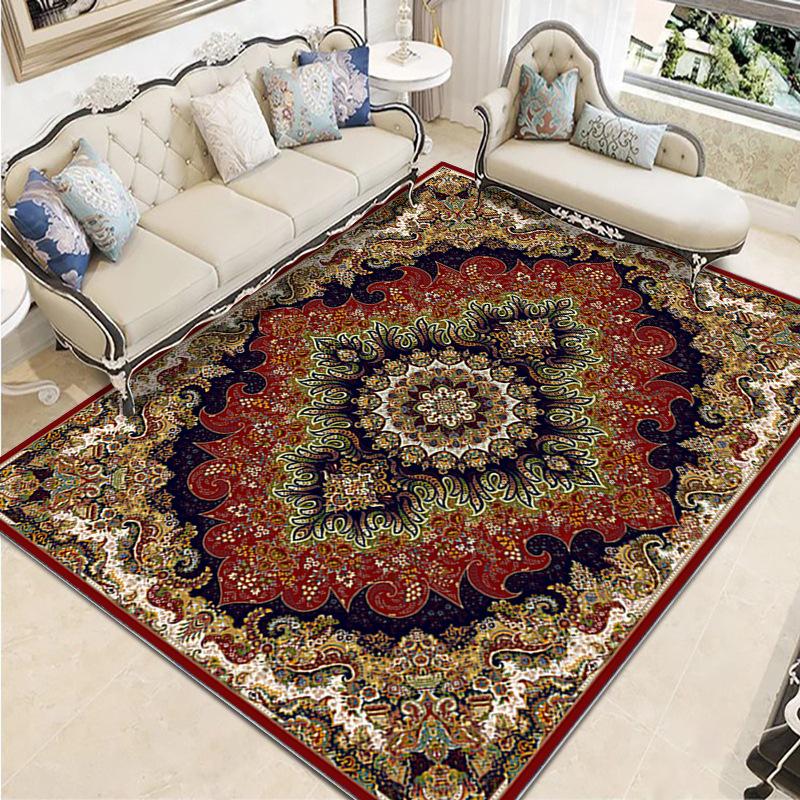 Tapis Persan Maison Vintage Bohème Tapis de Salon Tapis de Bureau