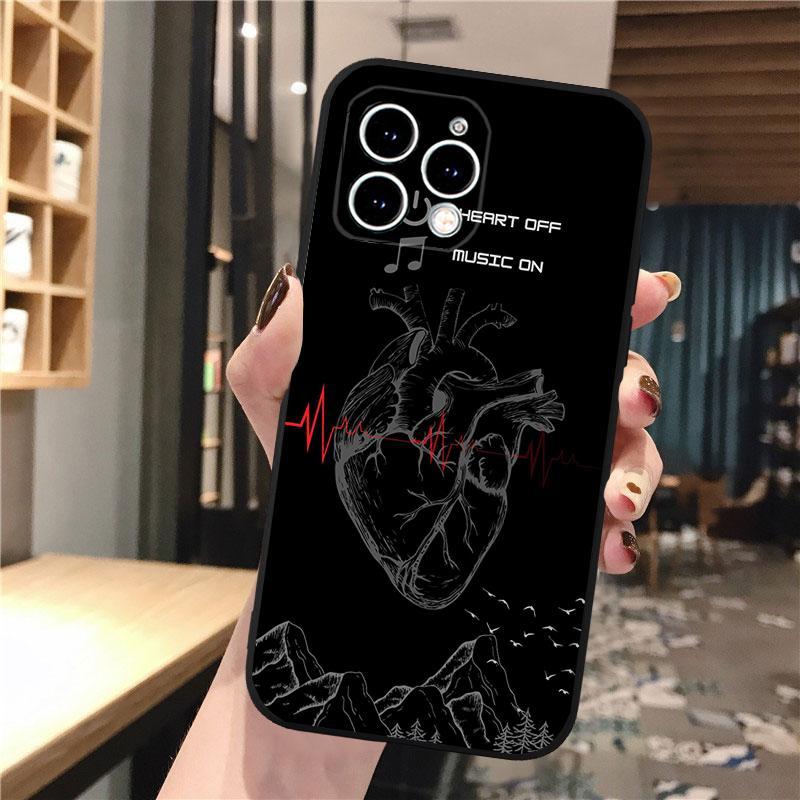 Love Music Phone Case For iphone 17 Pro Max 17 Pro Air 16 15 14 13 Pro Max 15 16 Pro 15Plus