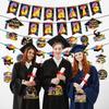 Celebrate 2025 Graduation Banner Paper Graduation Spiral Hanging Decor  Classmates