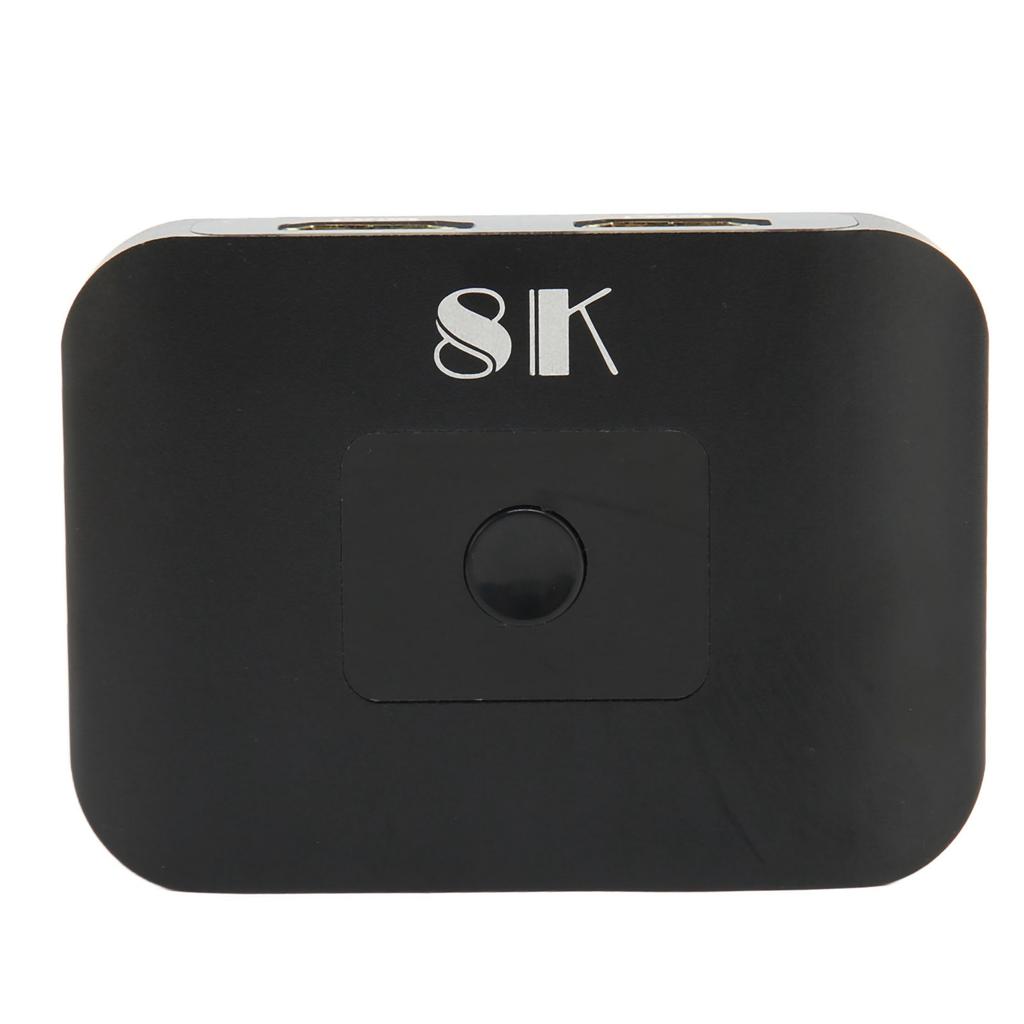 2x1 HD Multimedia Interface Switcher 2 in 1 Out 8K At 60Hz HD Multimedia Interface Splitter with Rem