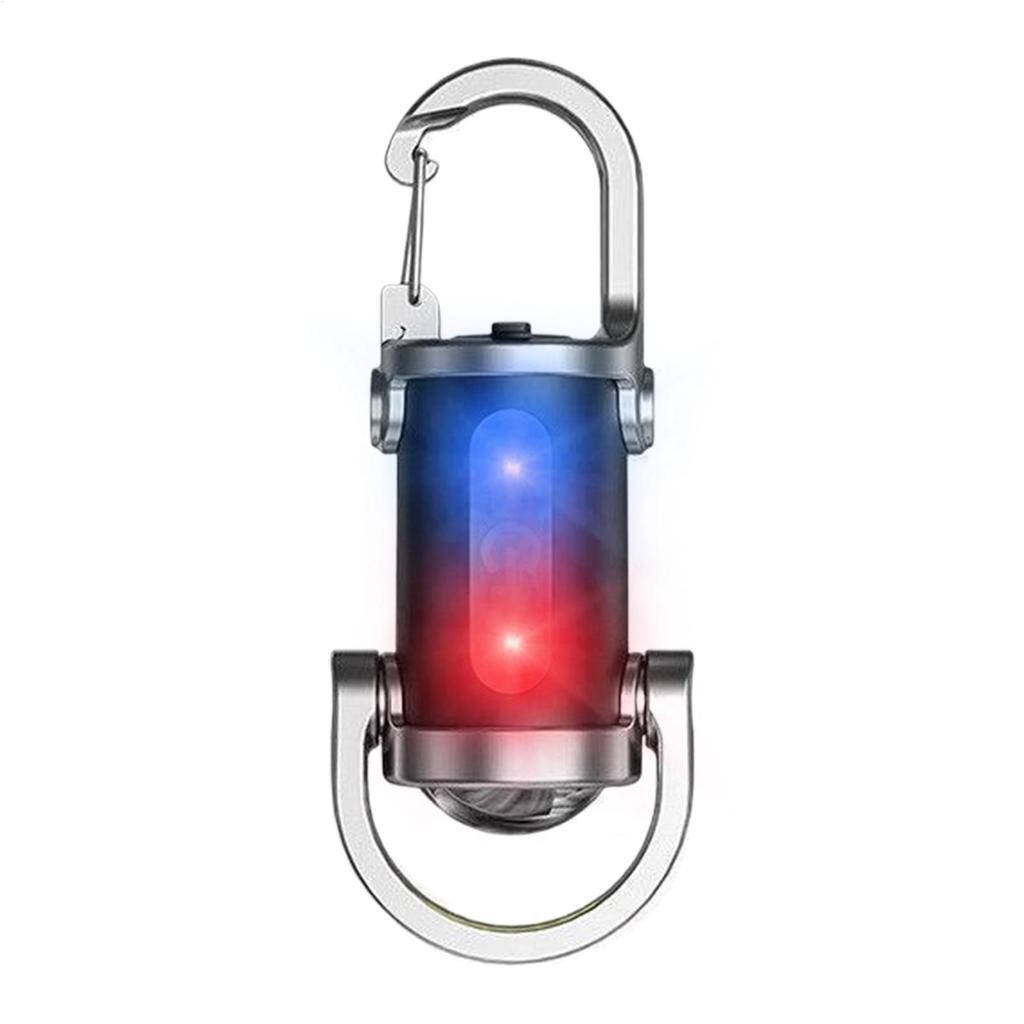 USB Charging LED Keychain Light  Portable Camping Flashlight Powerful Pocket-size LED Lamp Outdoor Gear For Hiking Fishing