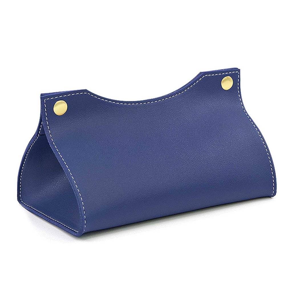 Leather Tissue Box Cover Leather Tissue Box Organizer Holder For Home Living Room Table