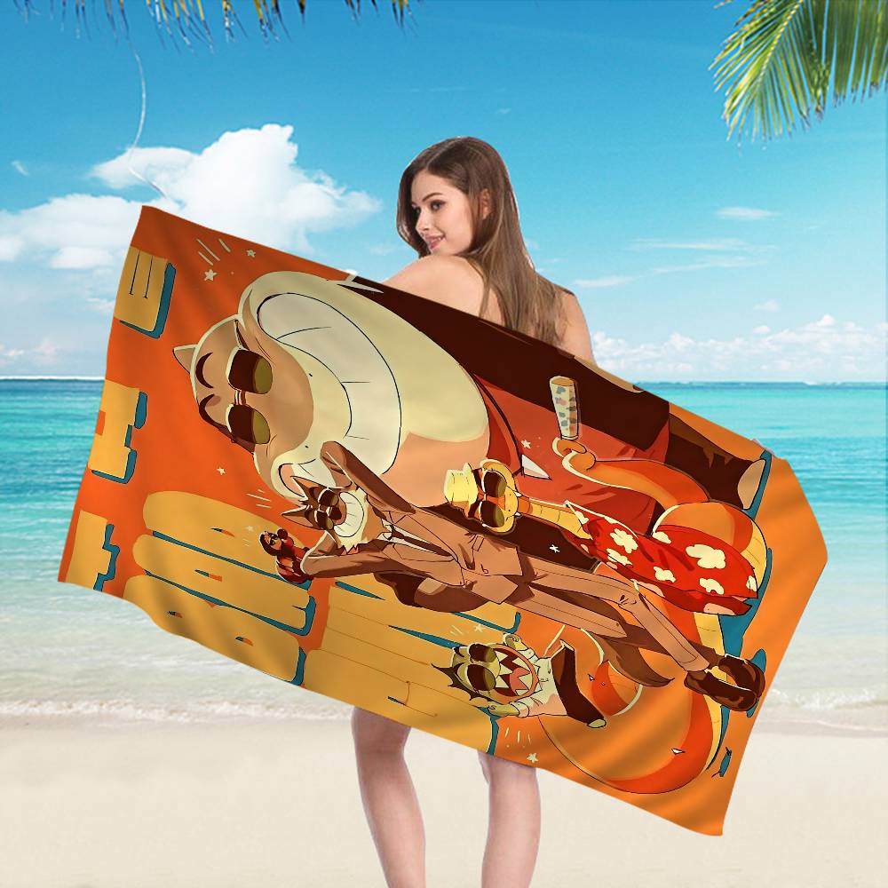 Cartoon T-The B-Bad Guys Microfiber Beach Towel Absorbent Quick dry Soft Yoga Swimming Resort Mountain Climbing Towel