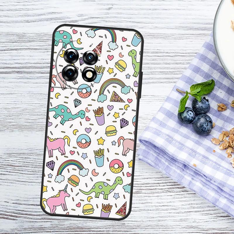 Dinosaur Pattern Case For OnePlus Nord CE 5 4 3 2 Lite N20 N30 OnePlus 15R 13T 13R 12R 10T 10R 11 13 15 Cover