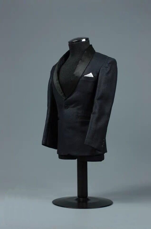 1/6 Scale Figure accessories/Men's Suit Outfit Set/banquet Dress, Evening Dress (head and Body Not Included) Black