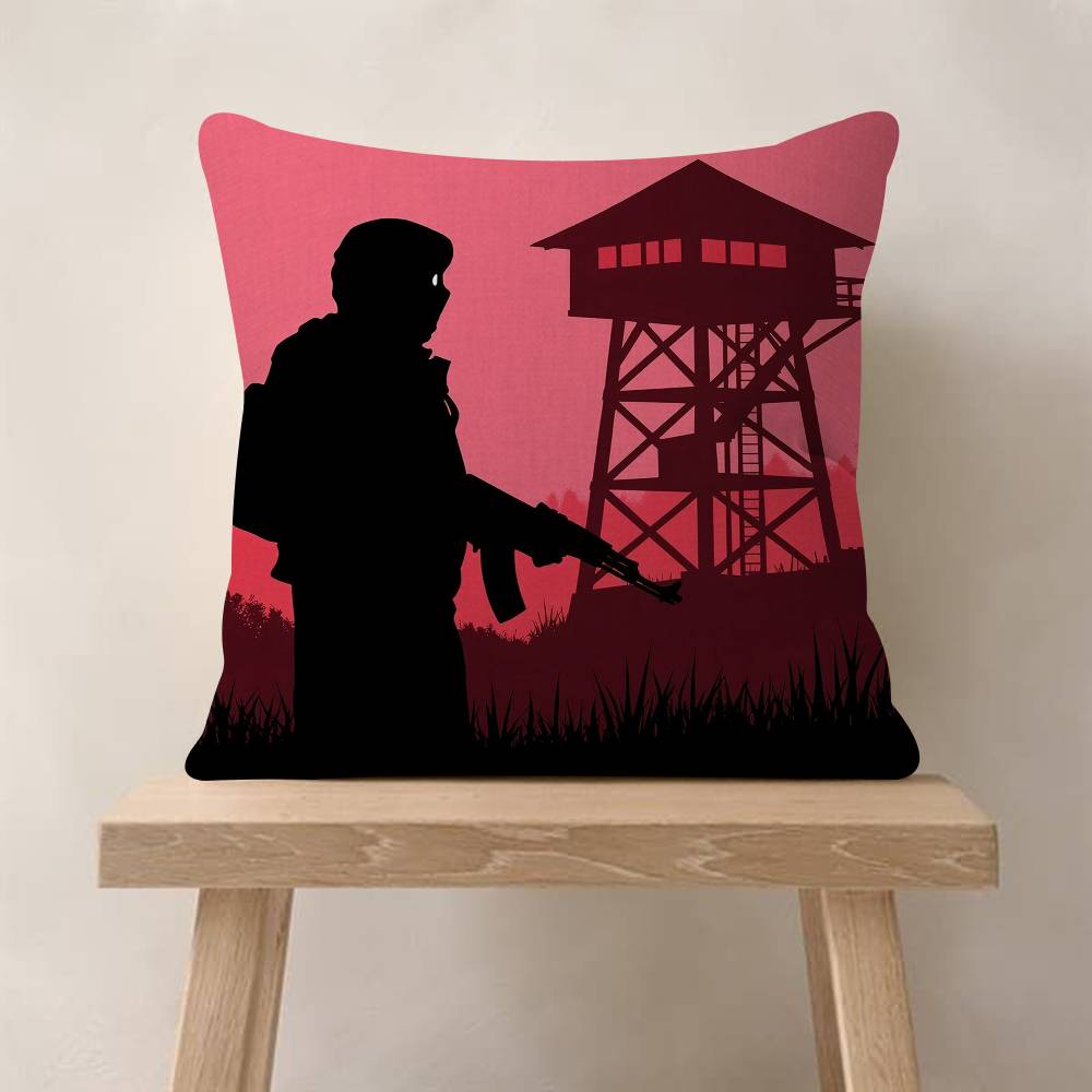 RRusts Survival Game Cushion Cover Car Throw Pillow Case For Sofa Car Christmas Gift Xcm Xcm