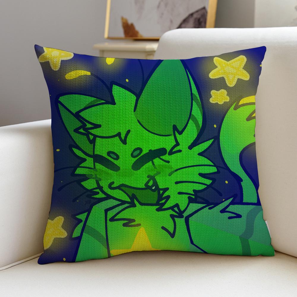 Weird RRegretevatorgnarpyS Cushion Cover Breathable and skinfriendly linen pillowcase square removable and washable cushion
