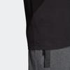 Adidas SS25 American Casual Comfortable Soft Crew Neck Short Sleeve T-Shirt Men Tops Black KA8336