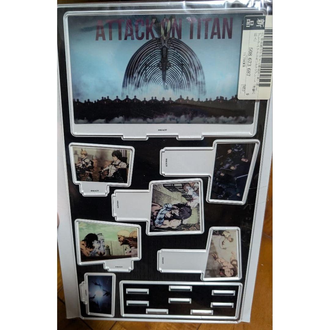 Used Attack on Titan Acrylic Stand Diorama Scene Collection Design Part 2 New