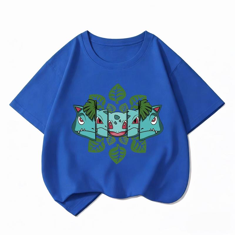 Printed Children's Pure Cotton T-shirt for Boys and Girls, Summer Comfortable and Breathable Children's T-shirt