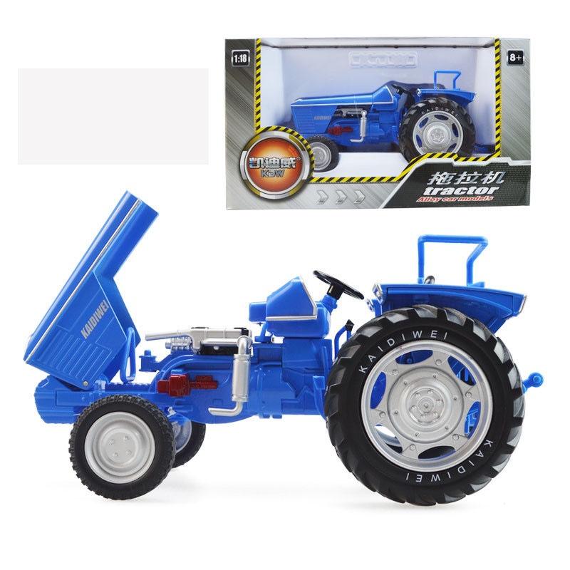 

Engineering Car Alloy Tractor Toy Farm Vehicle Boy Car Model Childrens Gifts синій