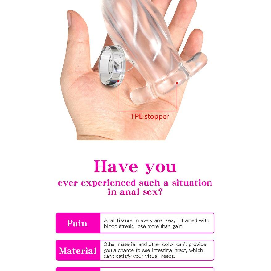 Tapones anales huecos, dilatadores anales, limpieza de túneles, masturbadores, anclas, duchas, enemas, masajeadores de próstata, íntimos.