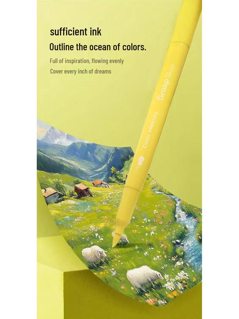 Master Soft-Tip Acrylic Marker Pens for Students & Art - 36, 48 Opaque, or 60 Layerable Colors