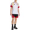 Adidas Germany 26 Tiro Color Block Zip Short Sleeve Soccer Jersey Men jerseys KB4479