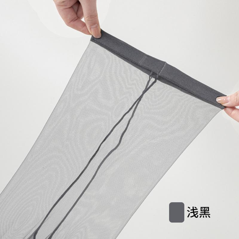 

Women s black stockings are anti-snag, durable, ultra-thin for spring and summer0d Highly transparent, sexy, one-line crotch, toe-transparent чорний