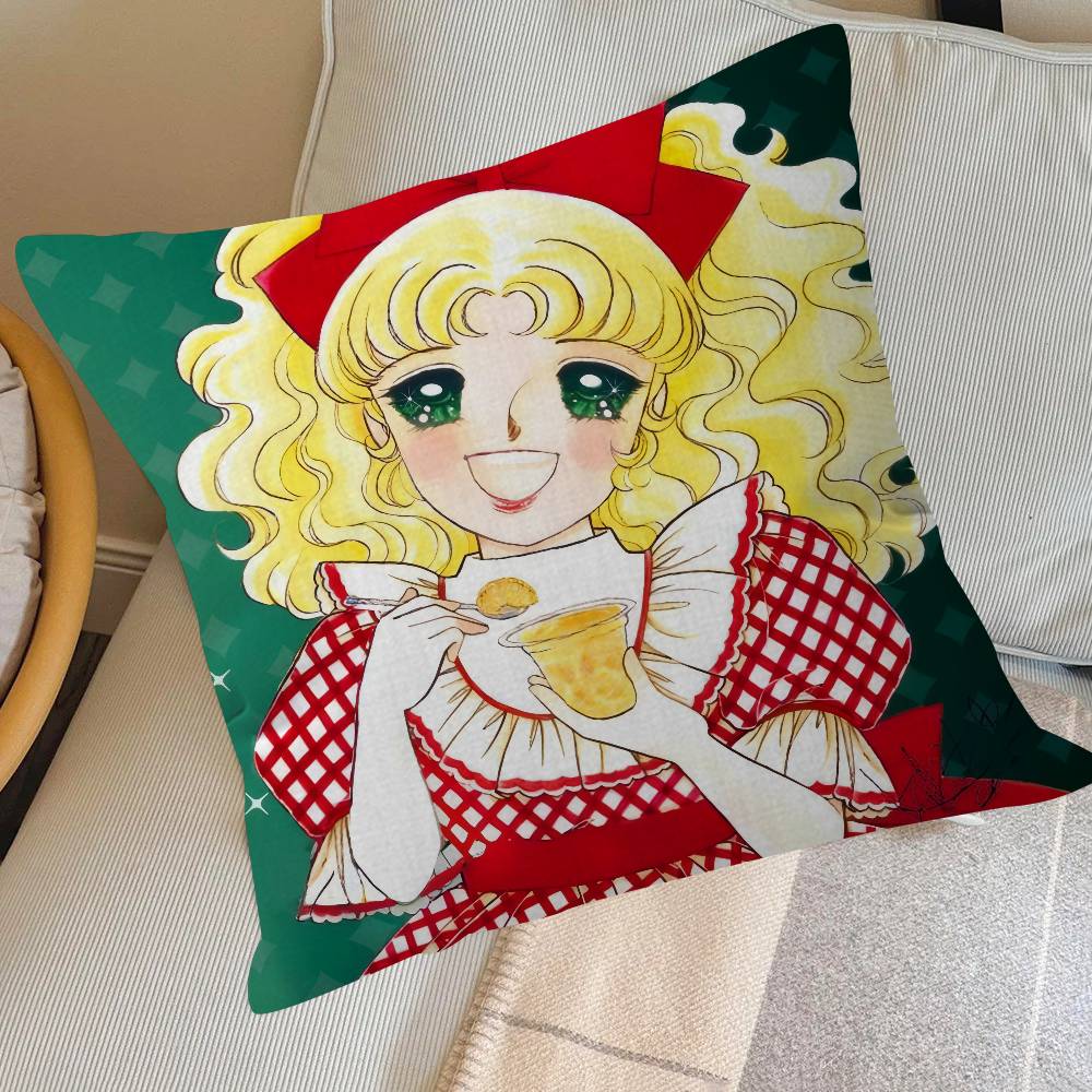 Anime Candy Candy Cushion   Cushion Cover Car Throw Pillow Case For Sofa Car Christmas Gift
