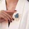 Sparkling   Flower Brooches For Women Clothing Coat Jewelry Accessries Gifts