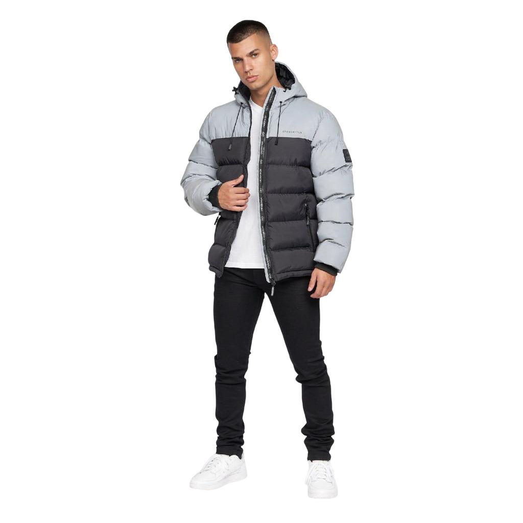 Crosshatch Men's Rothman Reflective Puffer Jacket
