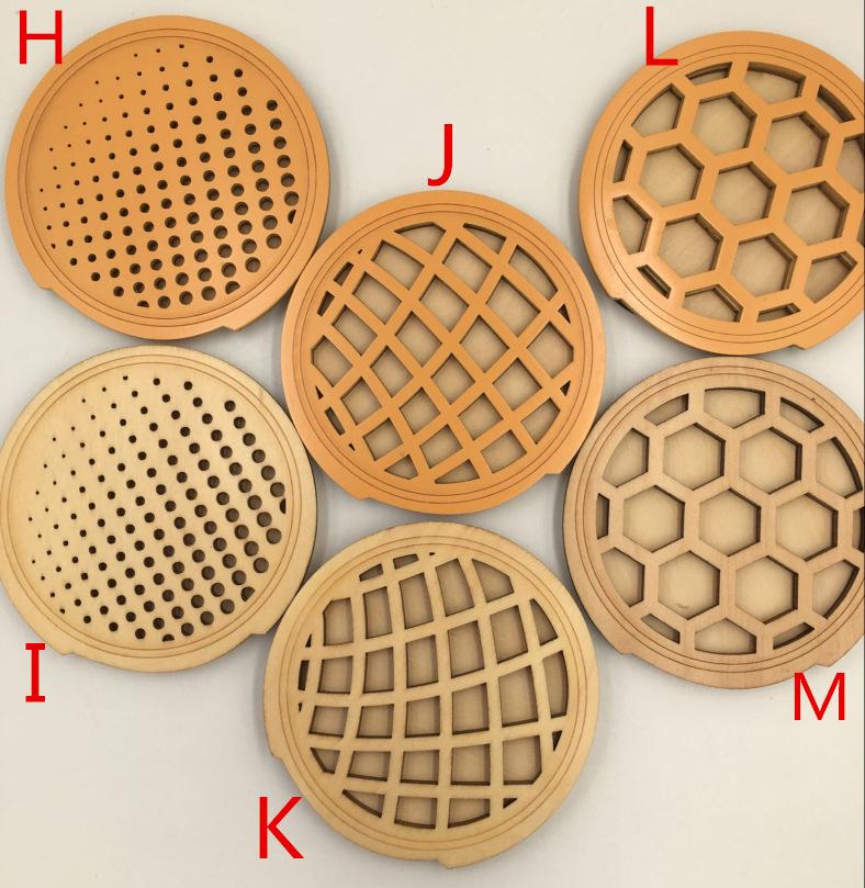 Exquisite Wooden Carved Soundhole Cover for 41" Acoustic Guitars - Anti-Feedback Design