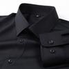 New Anti-Wrinkle Mens Shirts Long Sleeve Dress Shirts For Slim Fit Camisa Social Business Blouse White Shirt Blue Shirt