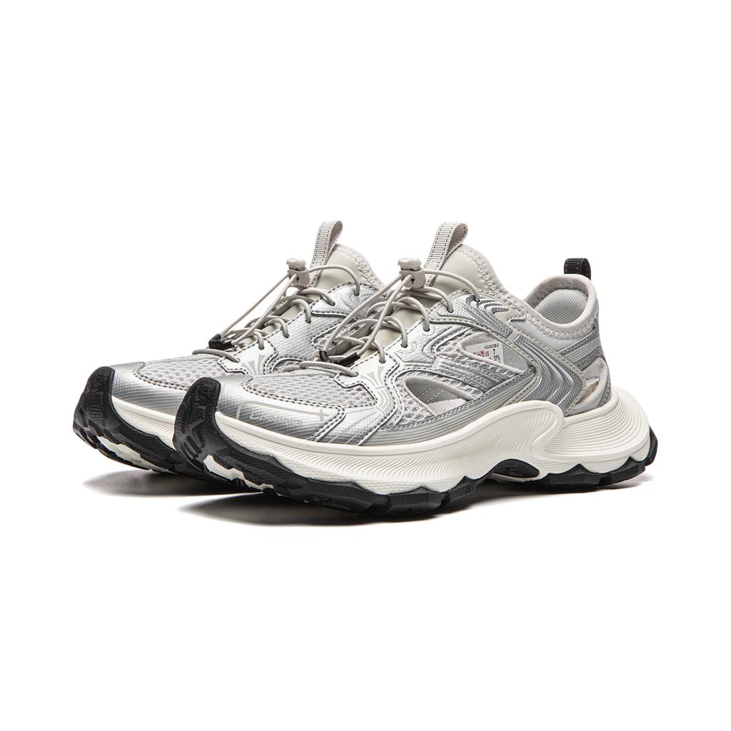 Li Ning Star Halo 2 Slip Resistant, Abrasion Resistant, Lightweight River Trekking Shoes Women's Silver Gray AGUW038-2