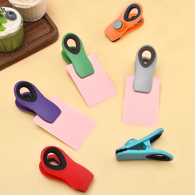Household Kitchen Magnetic Sealing Clip Food Preservation and Moisture-proof Clip Storage Bag Snack Sealing Clip