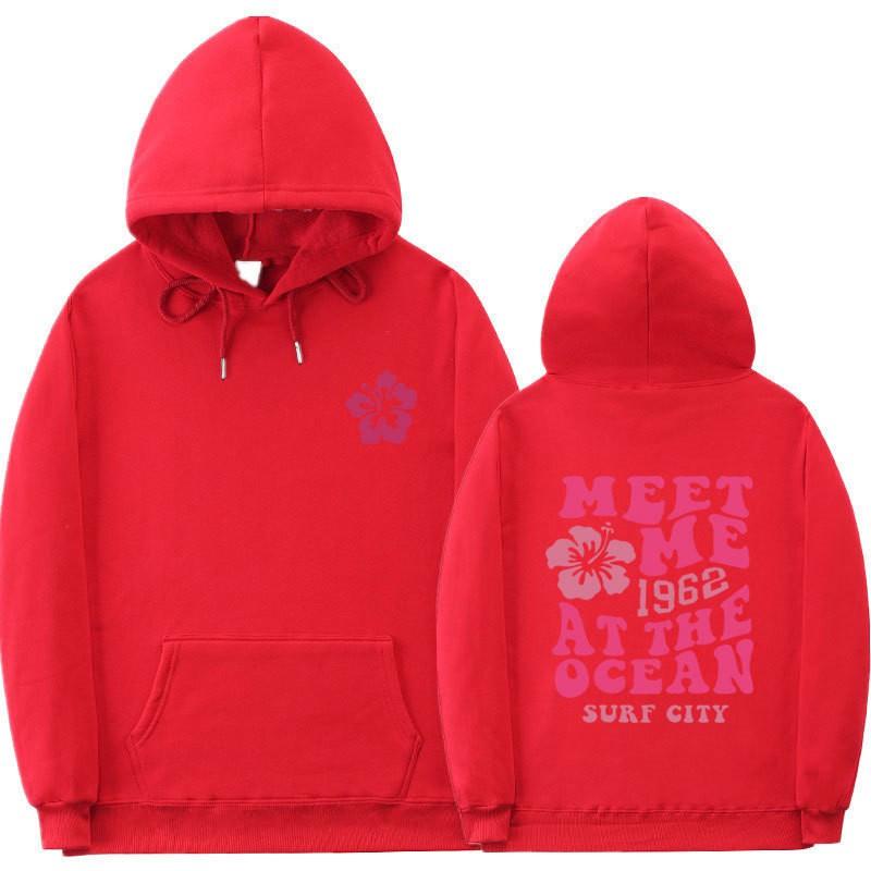 Mens Hooded Sweatshirt Casual Loose Fit Cotton Pullover With Ribbed Cuffs Hem Sport Leisure