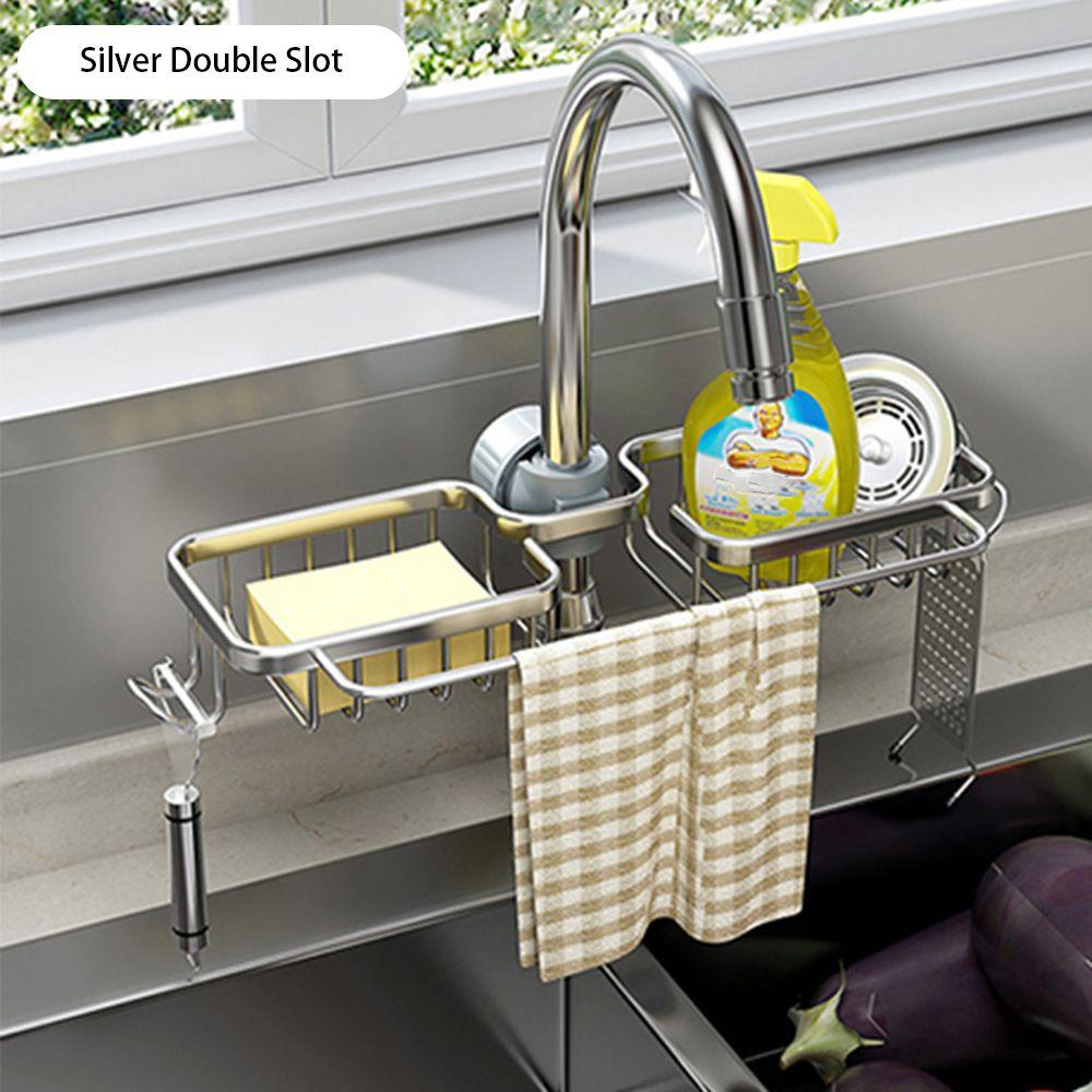 

Смеситель, алюминиевый фильтр, кухонная сливная стойка, держатель для хранения, стеллажи для посуды, полка для раковины