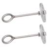 2pcs Cattle Nose Pliers Ring Safe Wear Resistant Cattle Nose Clamp for Cow Bull Cattle All Stainless Steel
