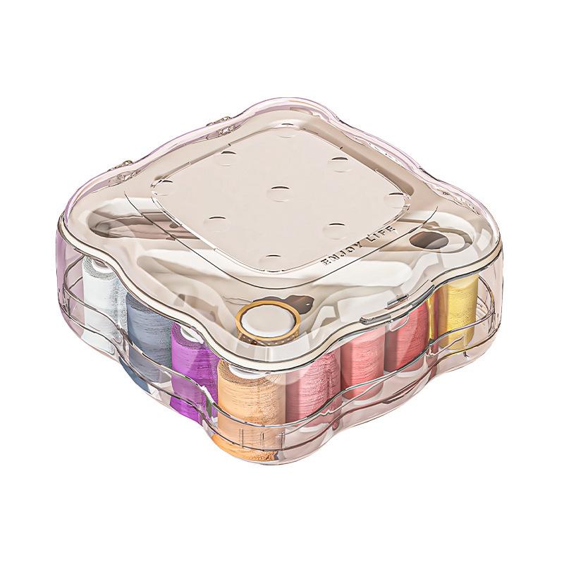 

High-Quality Magnetic Sewing Box Kit: Practical Small Sewing Set for Home & Dorm Use