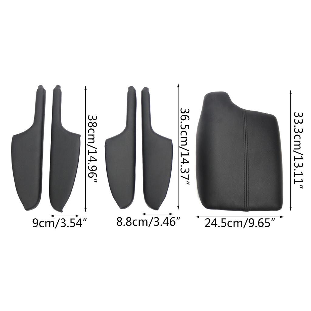 Center Console Cover & Door Panel Armrest Cover Auto Accessories Easy Installation Suitable for Accord 4 Door 2013-2017