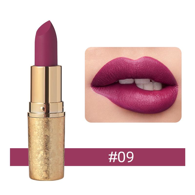 Matte Velvet Lipstick Waterproof Velvet Lip Gloss with Long Lasting Non-Stick Cup Moisturizing Lip Balm